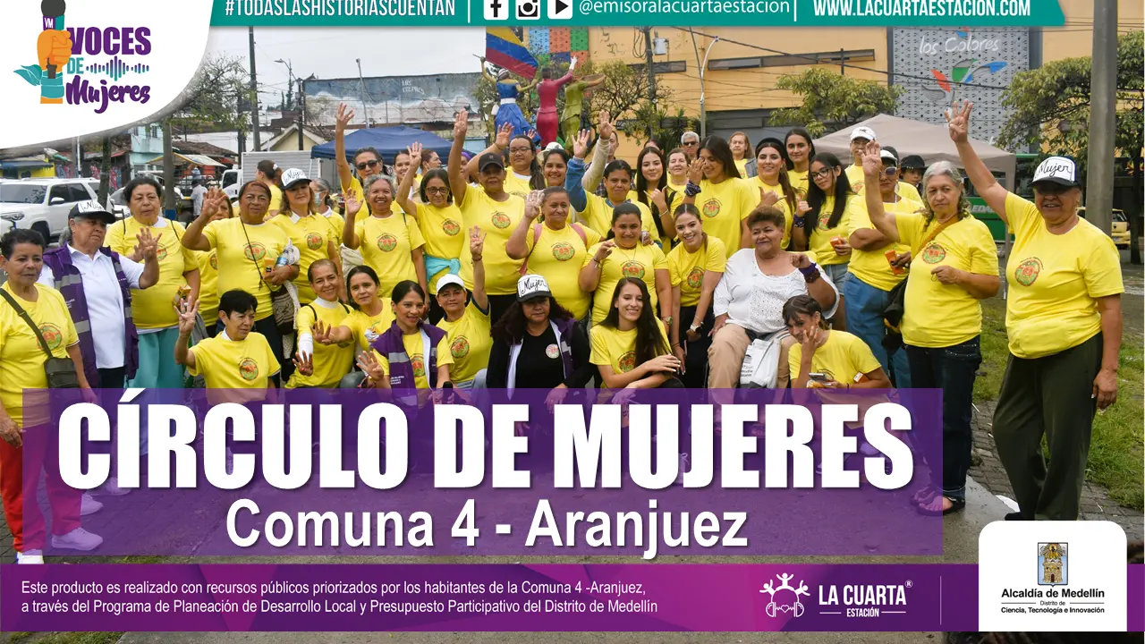 Círculo de Mujeres Comuna 4 - Aranjuez 👩🏻👩🏽‍🦱👩🏼‍🦰⭕🚺