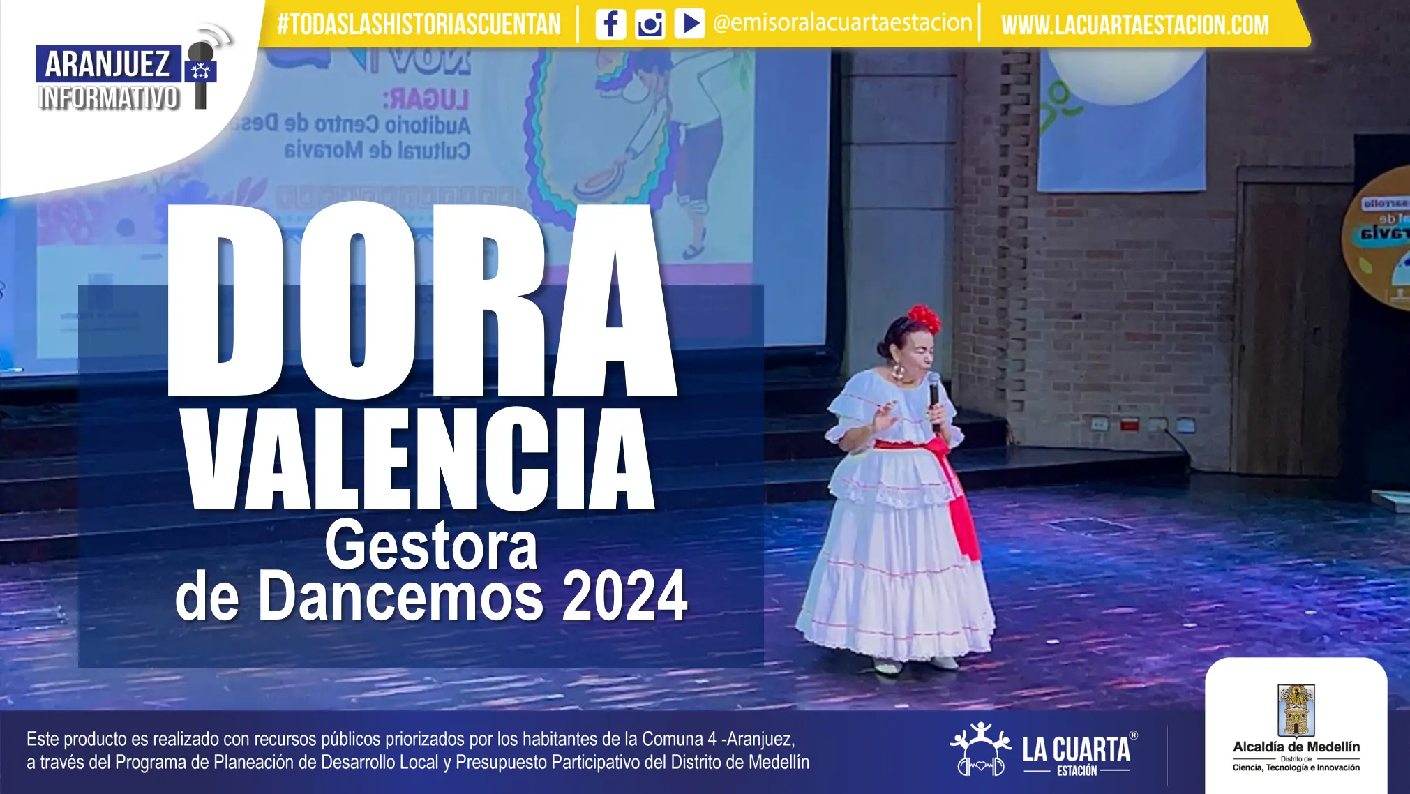 Dora Valencia: Gestora de Dancemos 2024